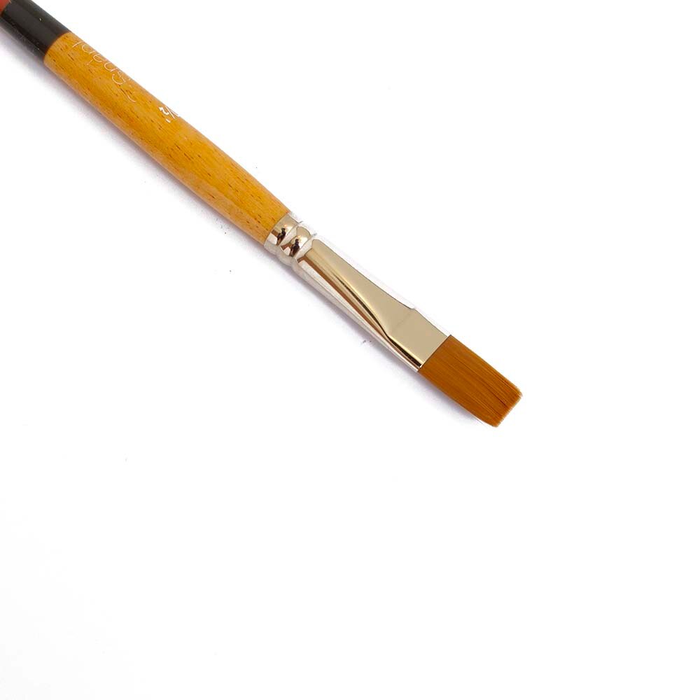 Princeton, Gold, Brushes, Art & School, Snap, Taklon, Stroke, 1/2, Short Handle, 402186